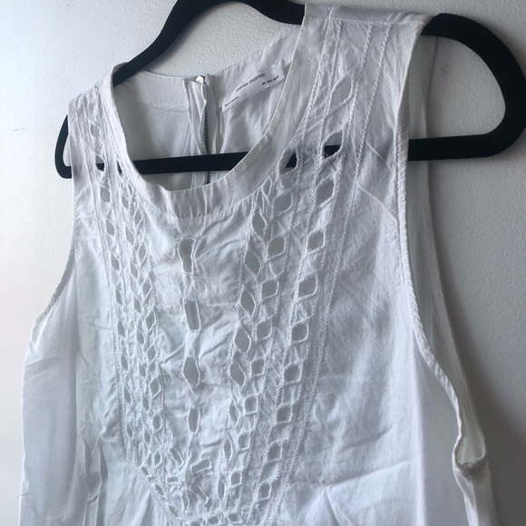 White tank with cut outs Zara - Picture 2 of 4